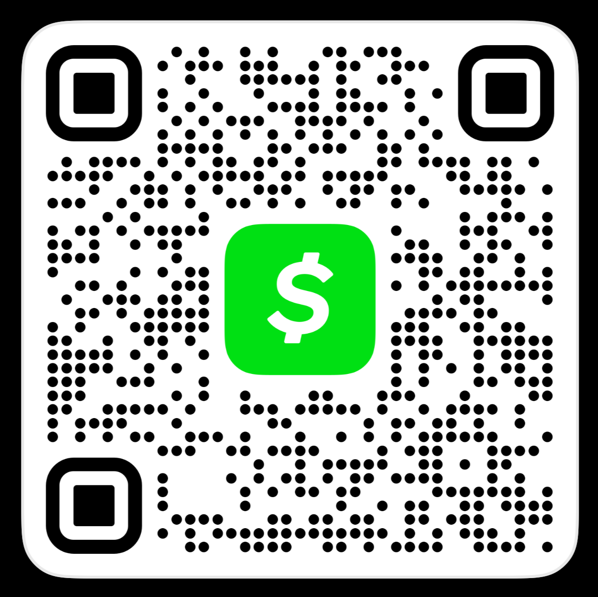 Cash App QR code for $poolbarnlive