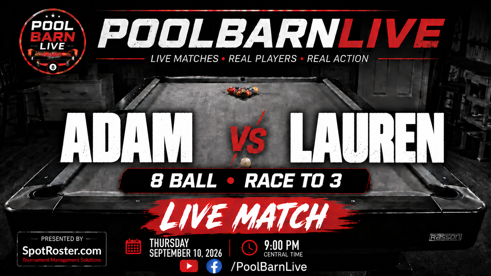 Adam Covington vs. Lauren P match thumbnail