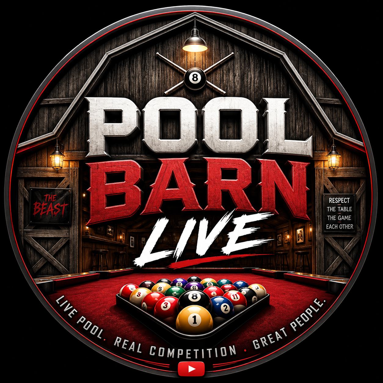 Pool Barn Live logo